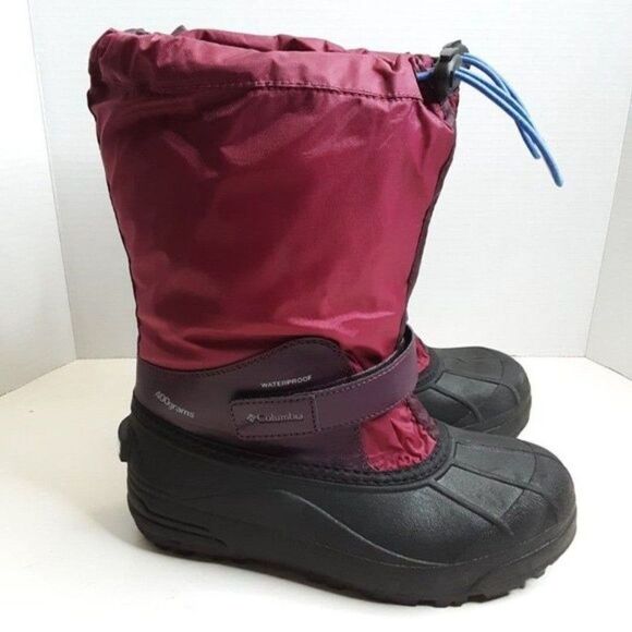 Columbia 400gr Big Girl 6 Red Purple Winter Boot - Picture 10 of 10